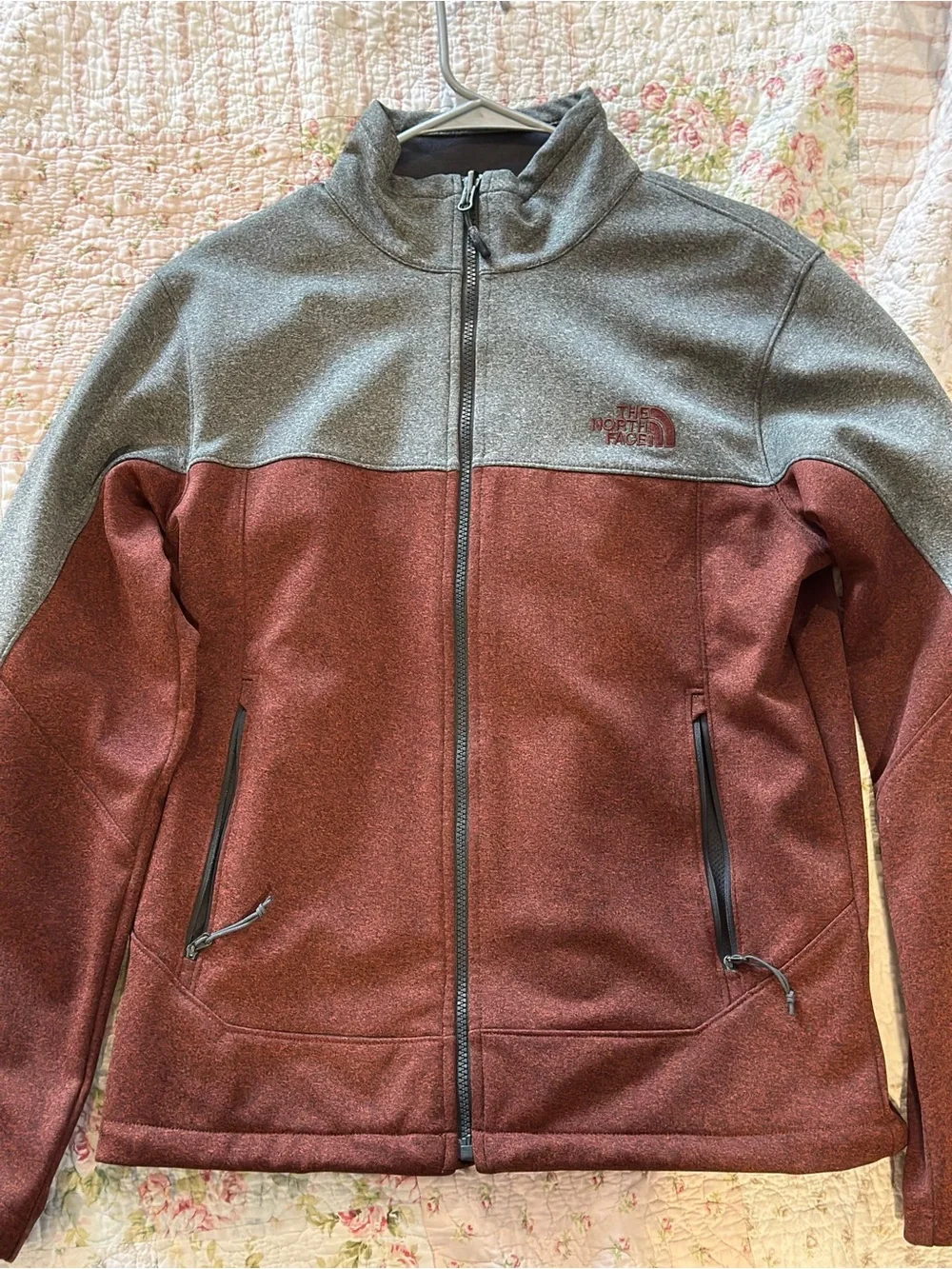 The North Face zip-up medium
